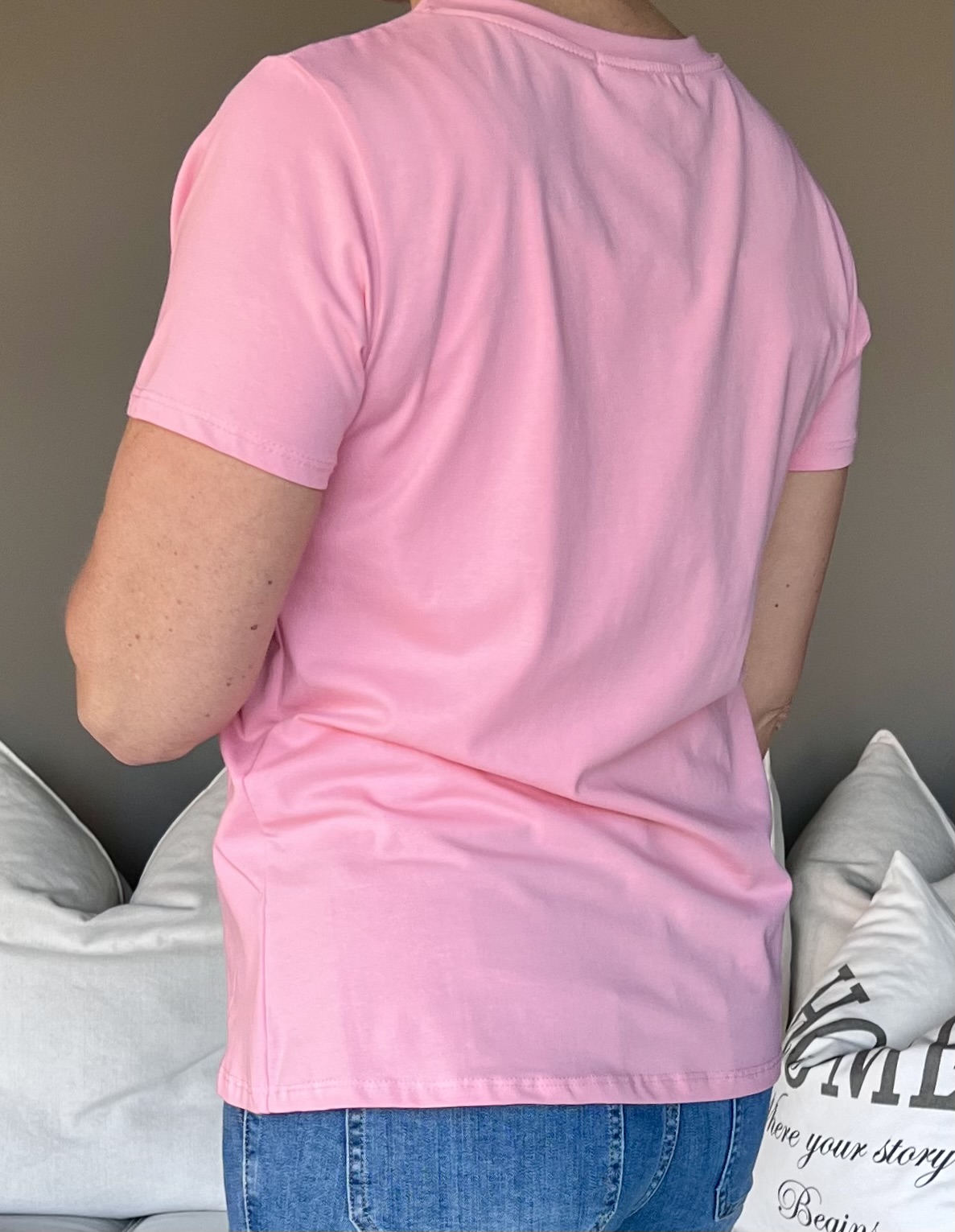 Marta T-shirt Herdis Rosa/beige - 3