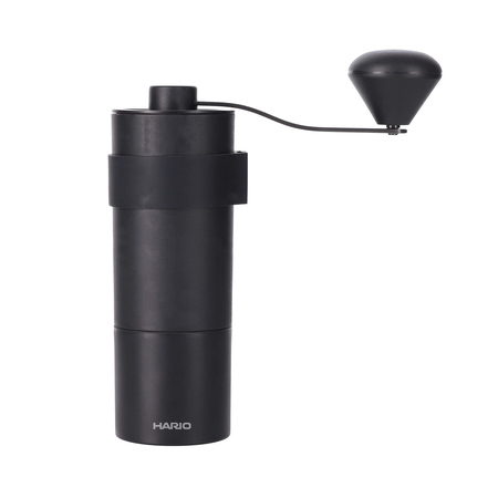 Hario Mini Black Pro Grinder - Manuell handvevad kvarn med malskivor i rostfritt stål