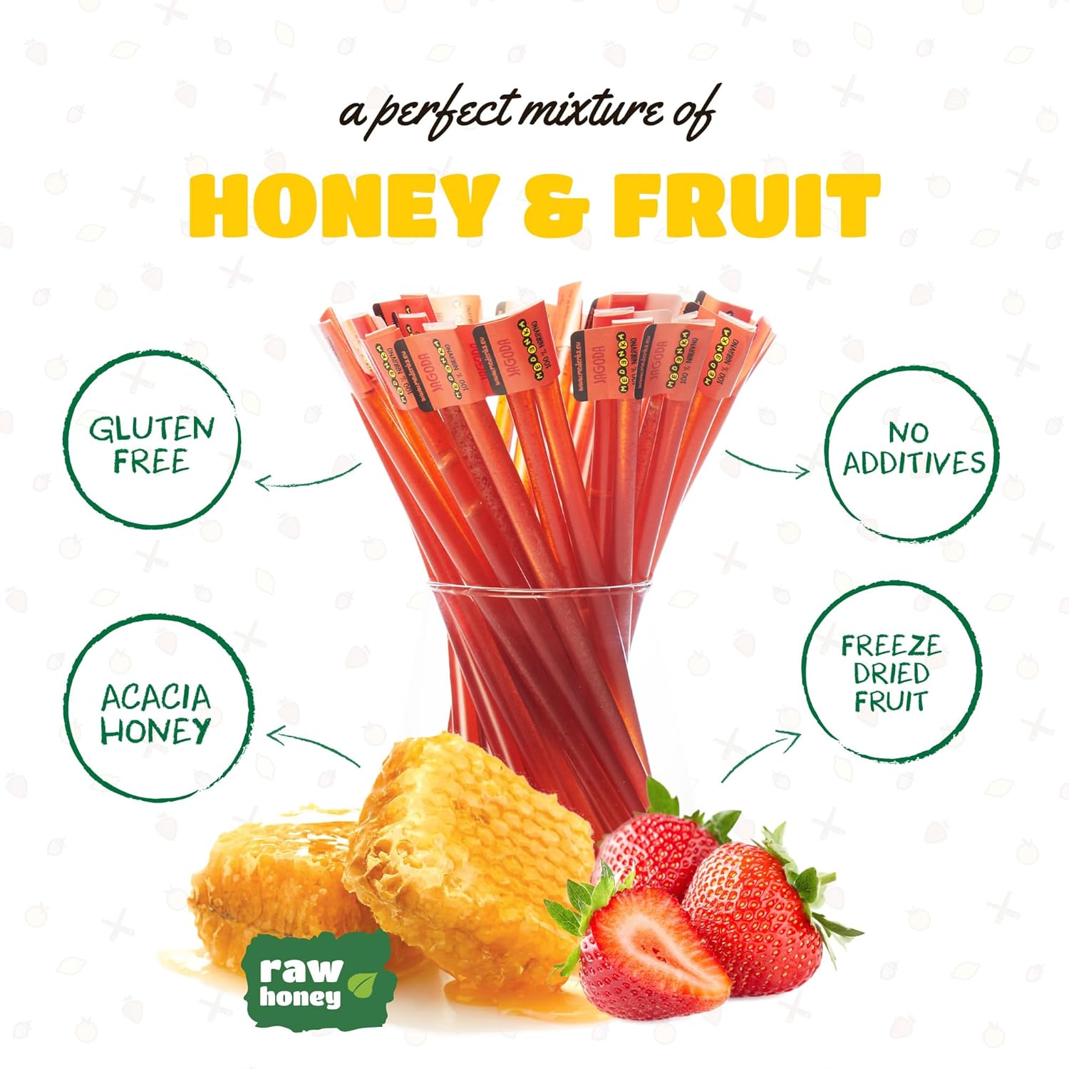 Honey sticks jordgubb - 2