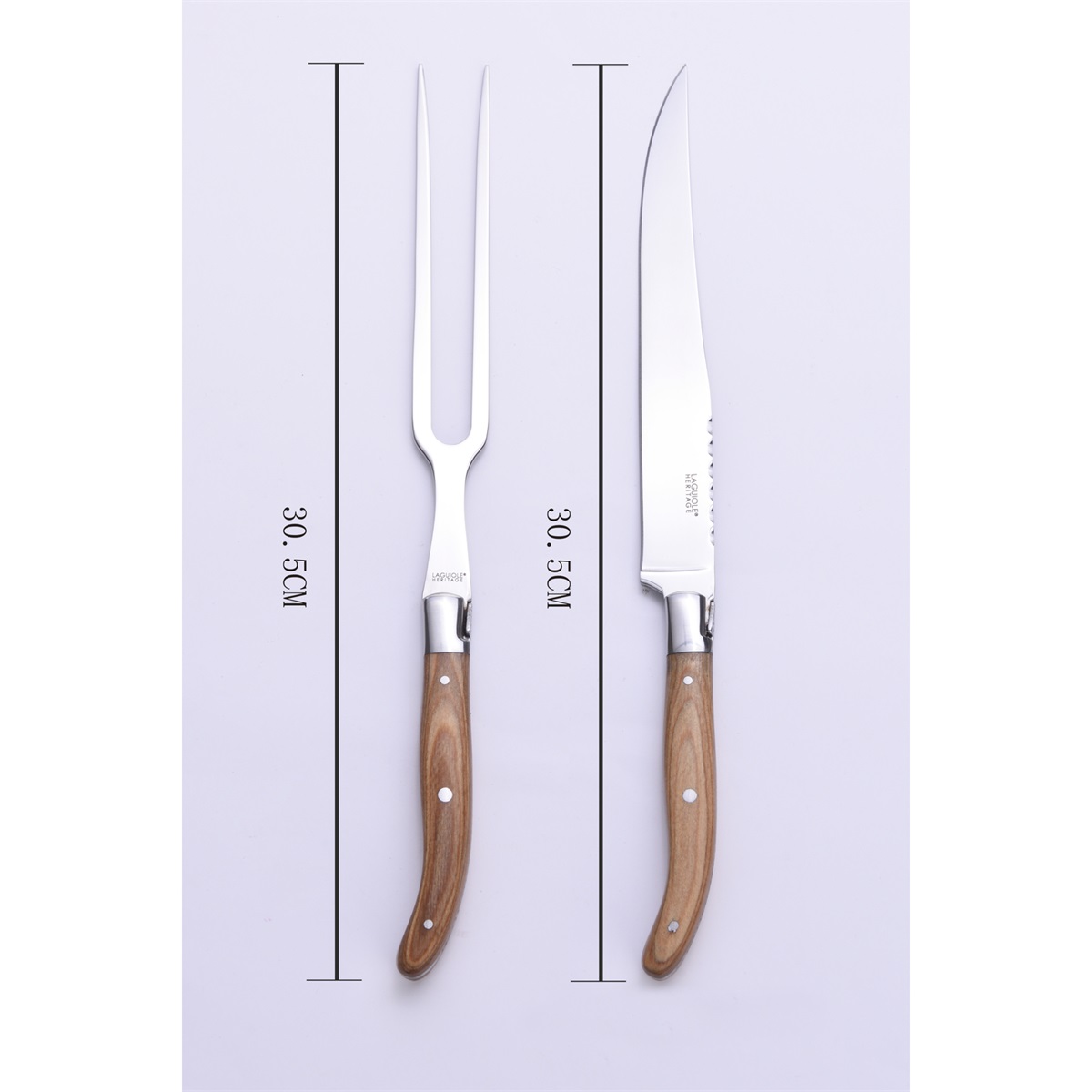 Stekgaffel & Trancheringskniv, Laguiole - 3