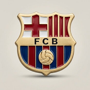 FC Barcelona Kylskåpsmagnet 3D