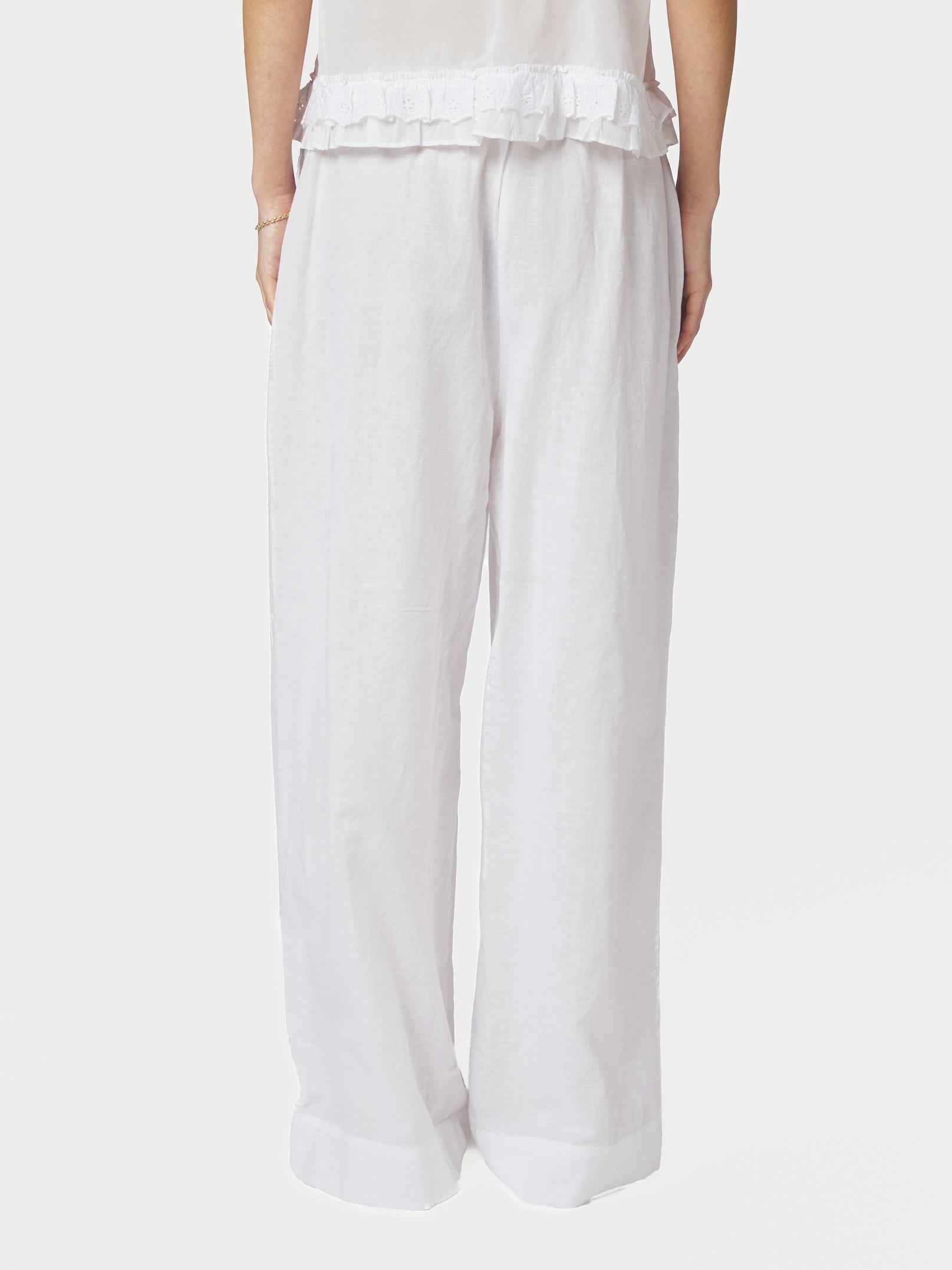 Heifa Linen Pants White - 4