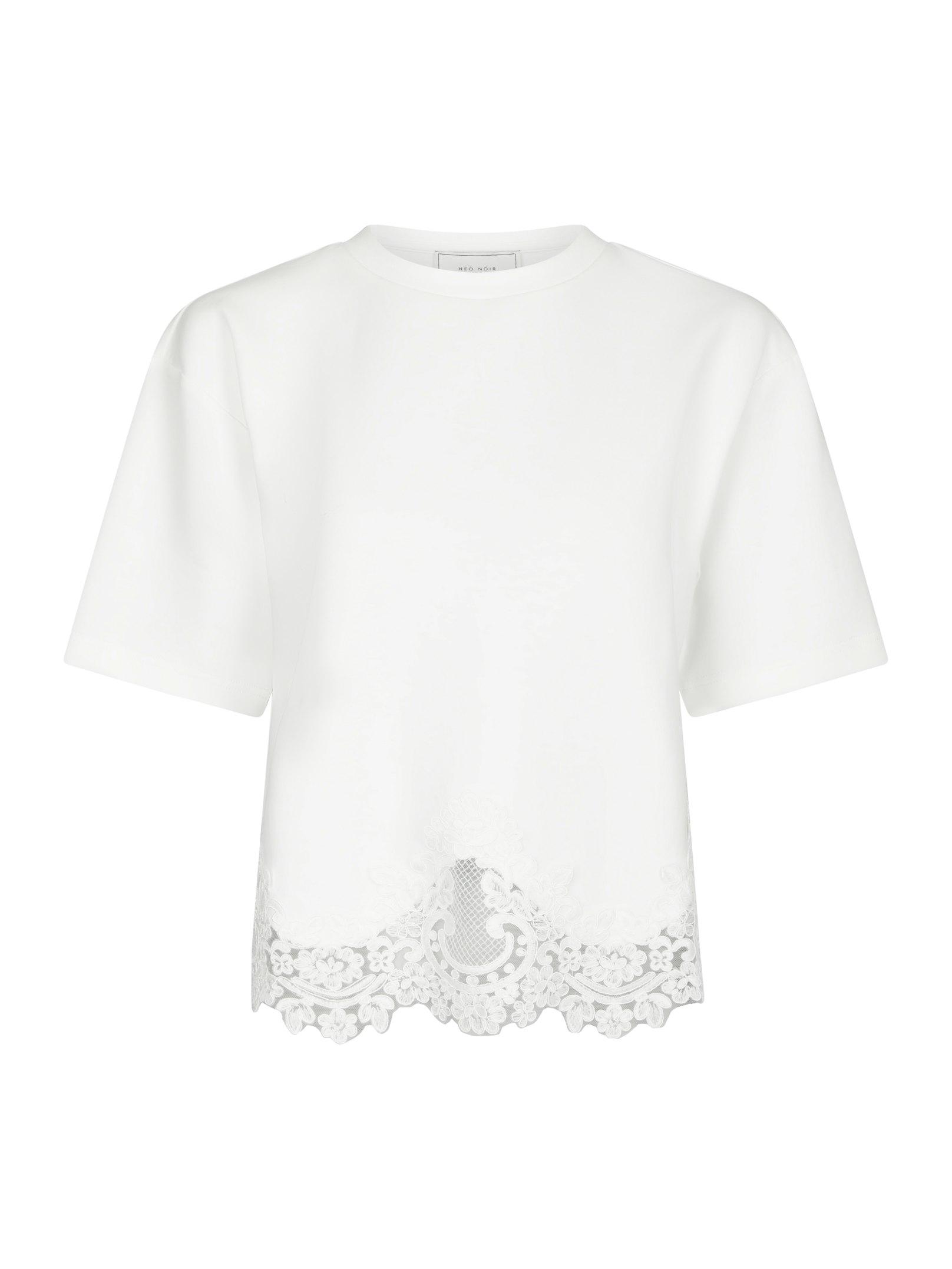 Iria Lace Tee White