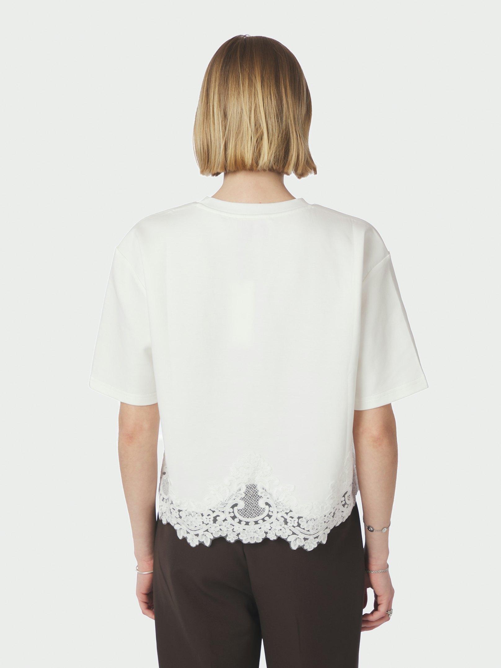 Iria Lace Tee White - 4