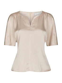 Josine Heavy Sateen Blouse Champagne