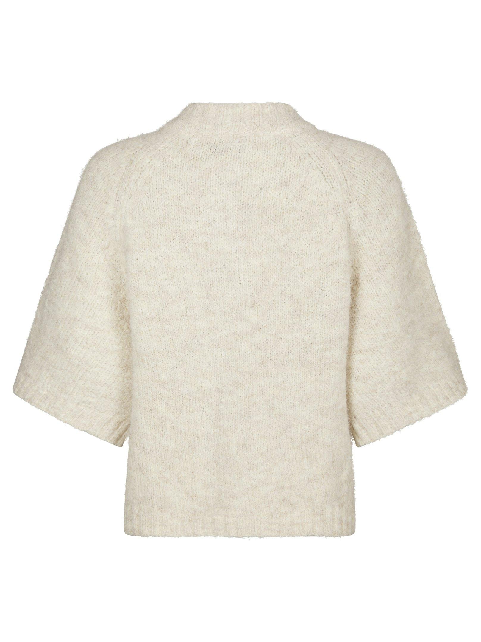 Benuta Fluffy Knit Cardigan Ivory - 2