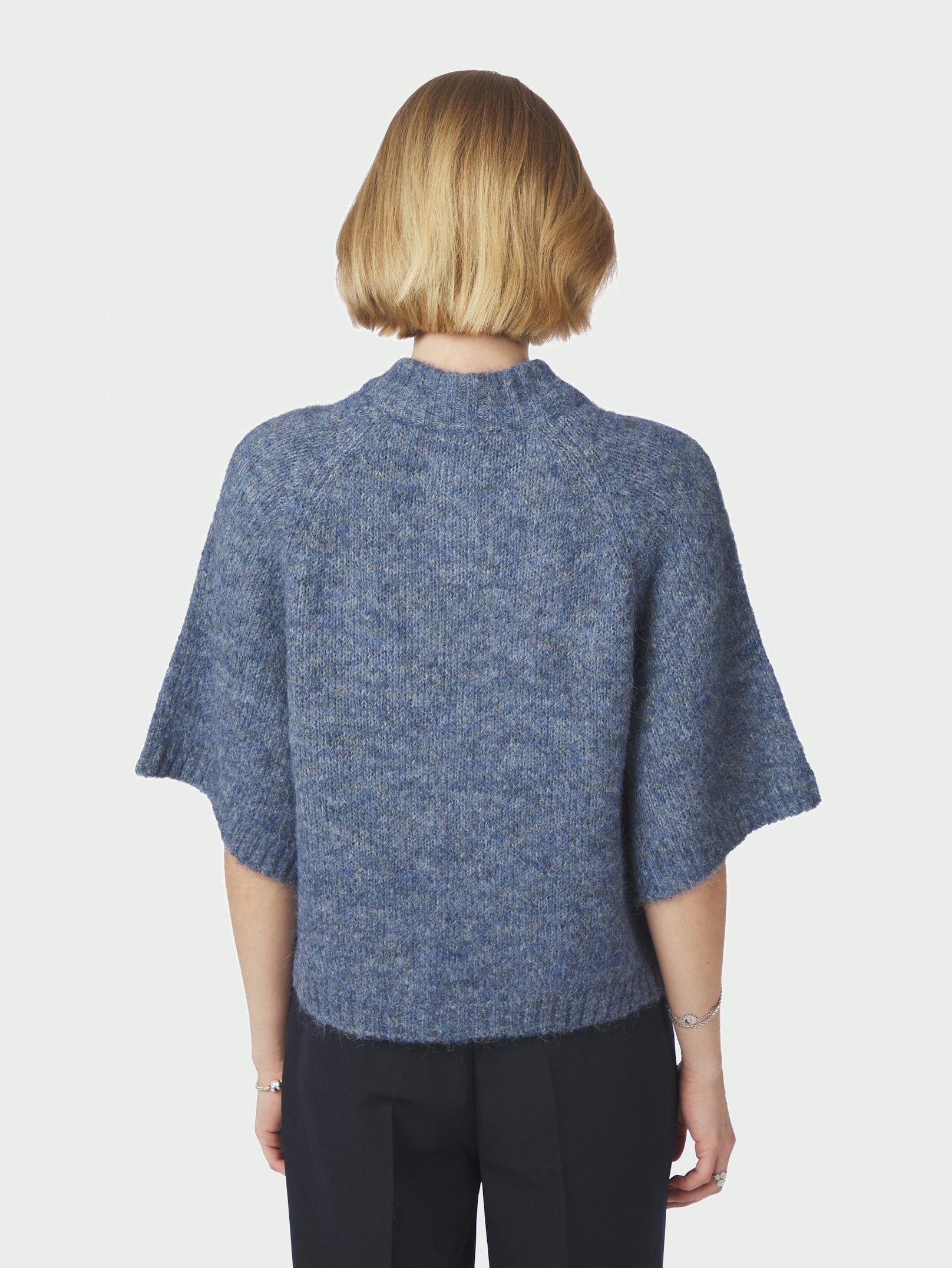 Benuta Fluffy Knit Cardigan Smoke Blue - 4