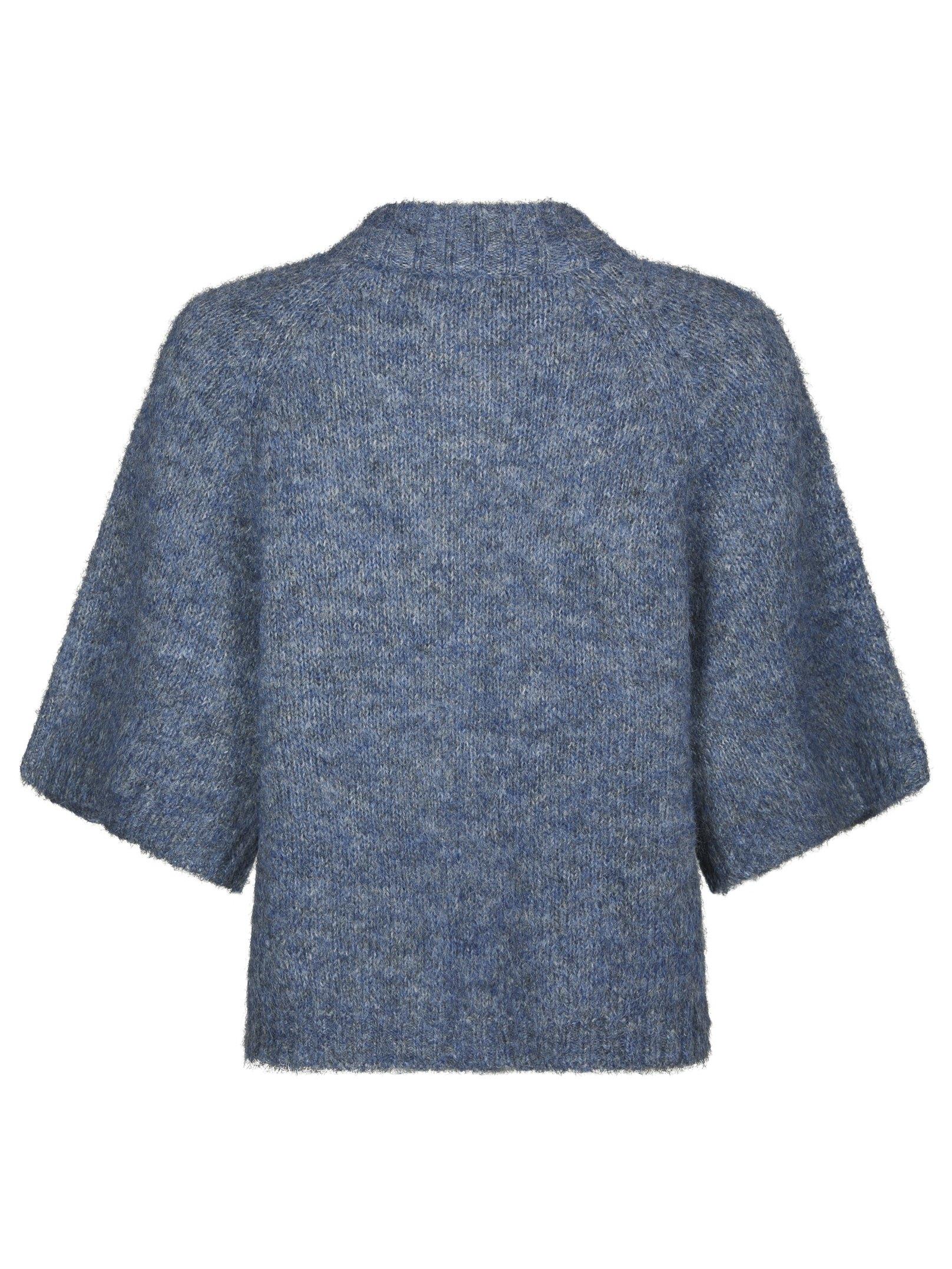 Benuta Fluffy Knit Cardigan Smoke Blue - 2