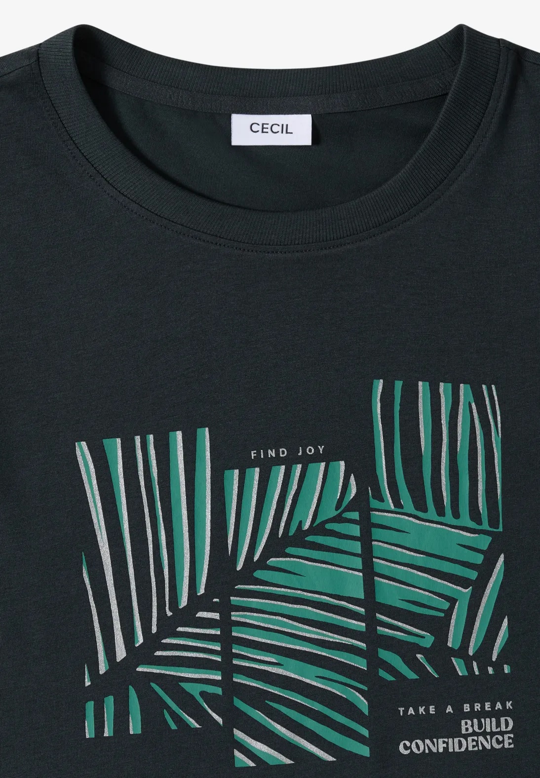 Leaves FP T-shirt - Stl. S - Cecil - 6
