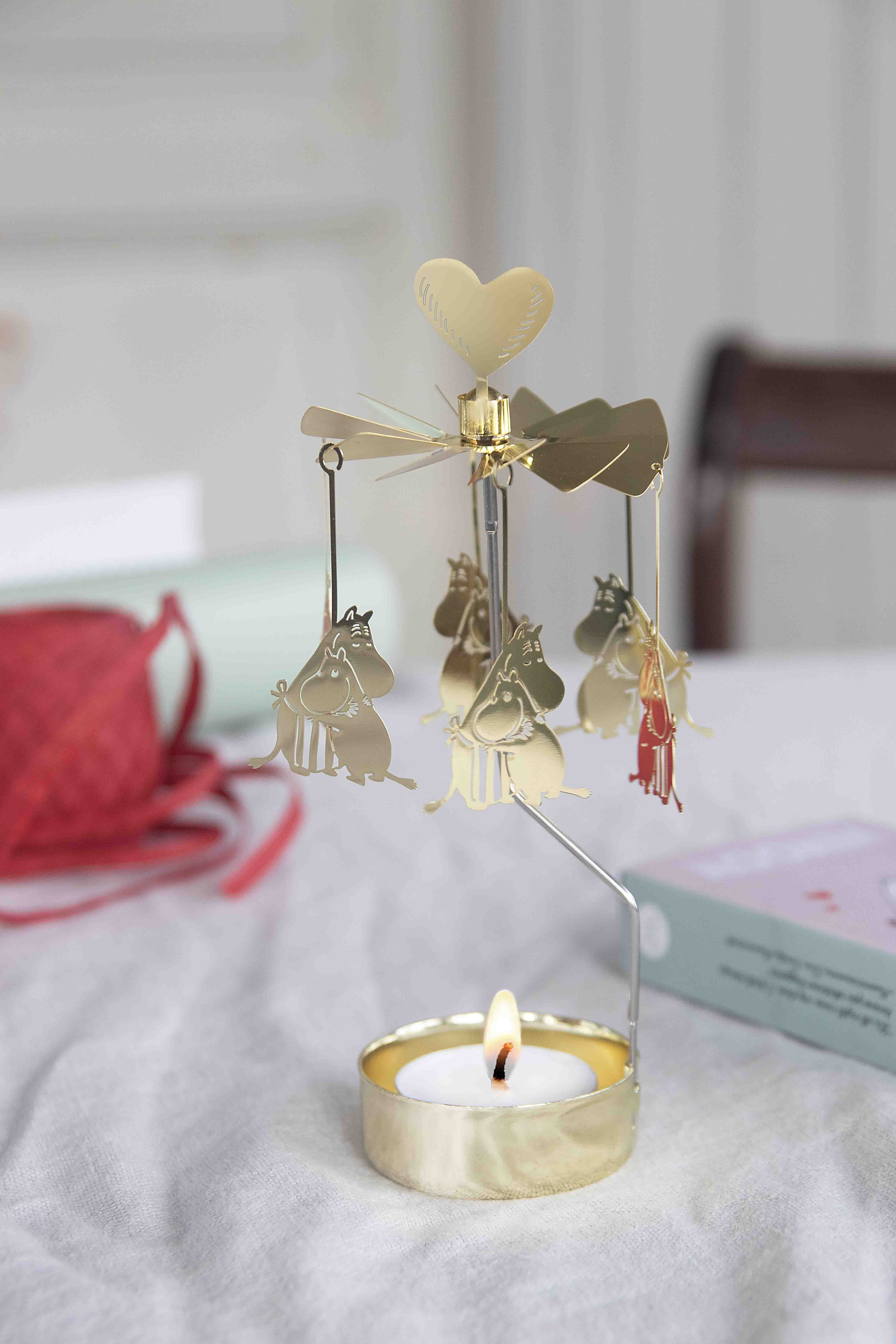 Tealight spinner/Angel chimes Moomin Love - 2