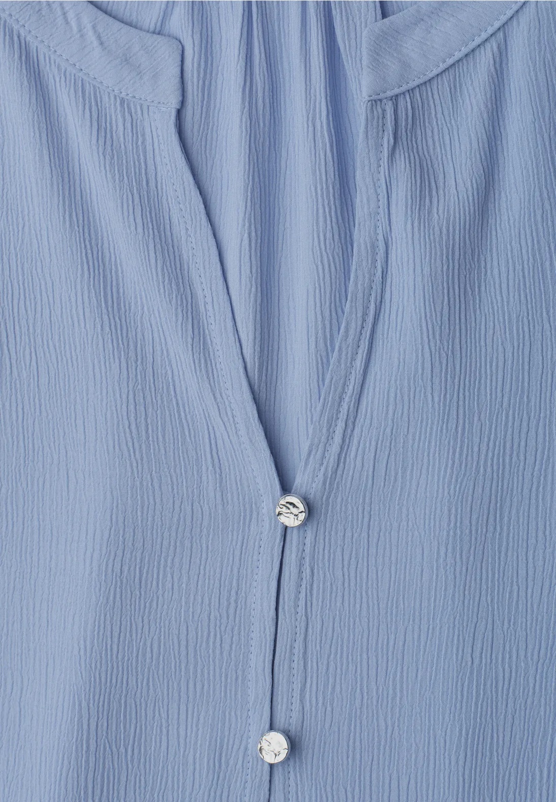 Splitneck Blouse With Knot - Street One - 5