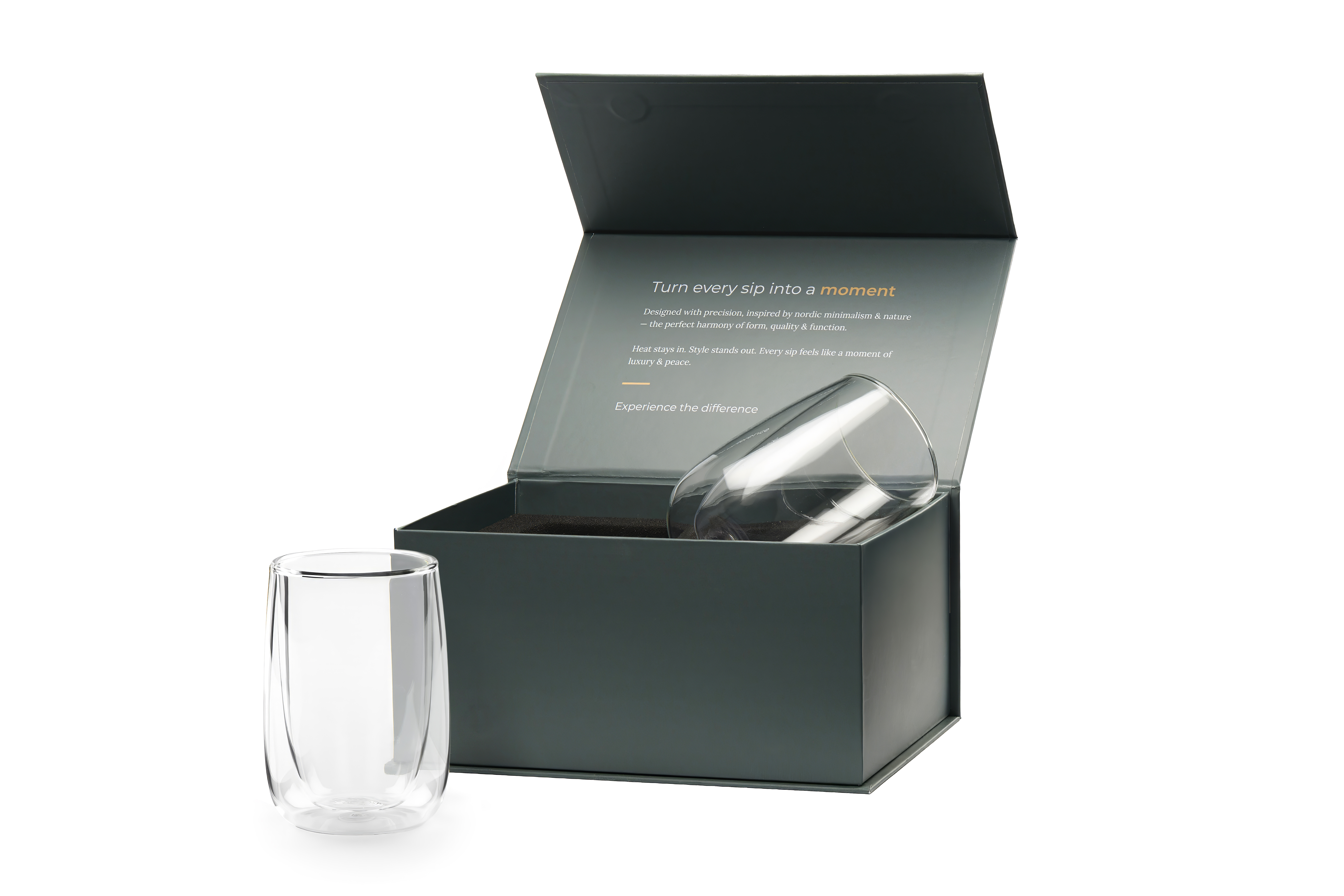 Aaurvann Dubbelväggade Termoglas 250ml - 2-pack - 14
