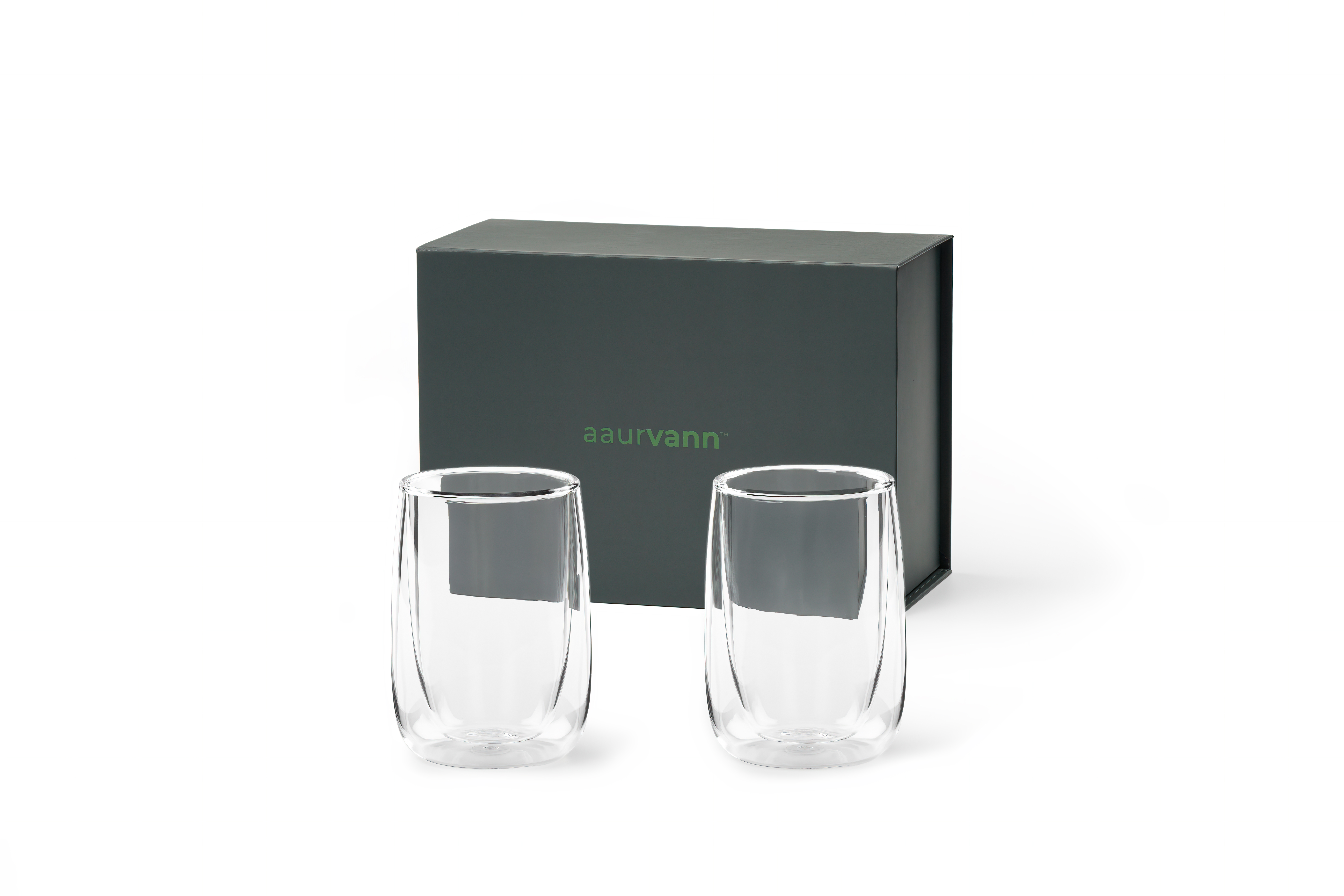 Aaurvann Dubbelväggade Termoglas 250ml - 2-pack - 21