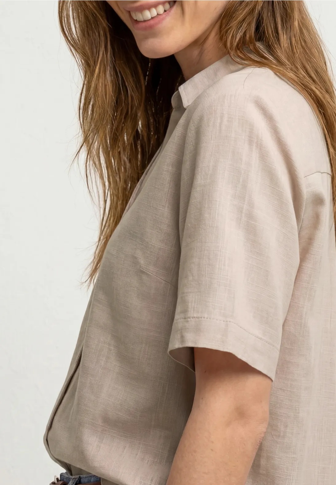 QR Buttoned Shirtcollar Blouse - Street One  - 3