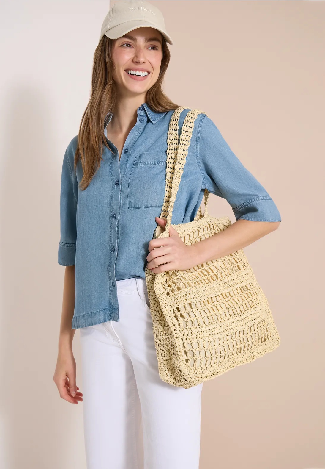 TOS Denim Look Blouse - Cecil
