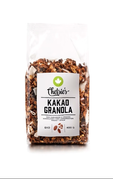 Chelsie's Kakao Granola EKO, 400 g