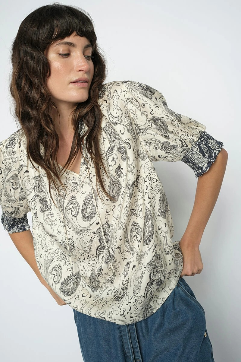 MMHamali Winding Blouse - Mosh Mos