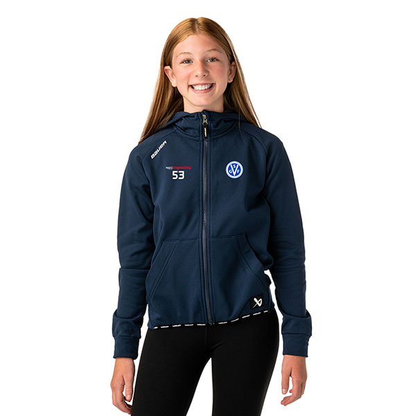 Bauer Team Fleece Zip Hoodie Jr S26 Virserums Hockey