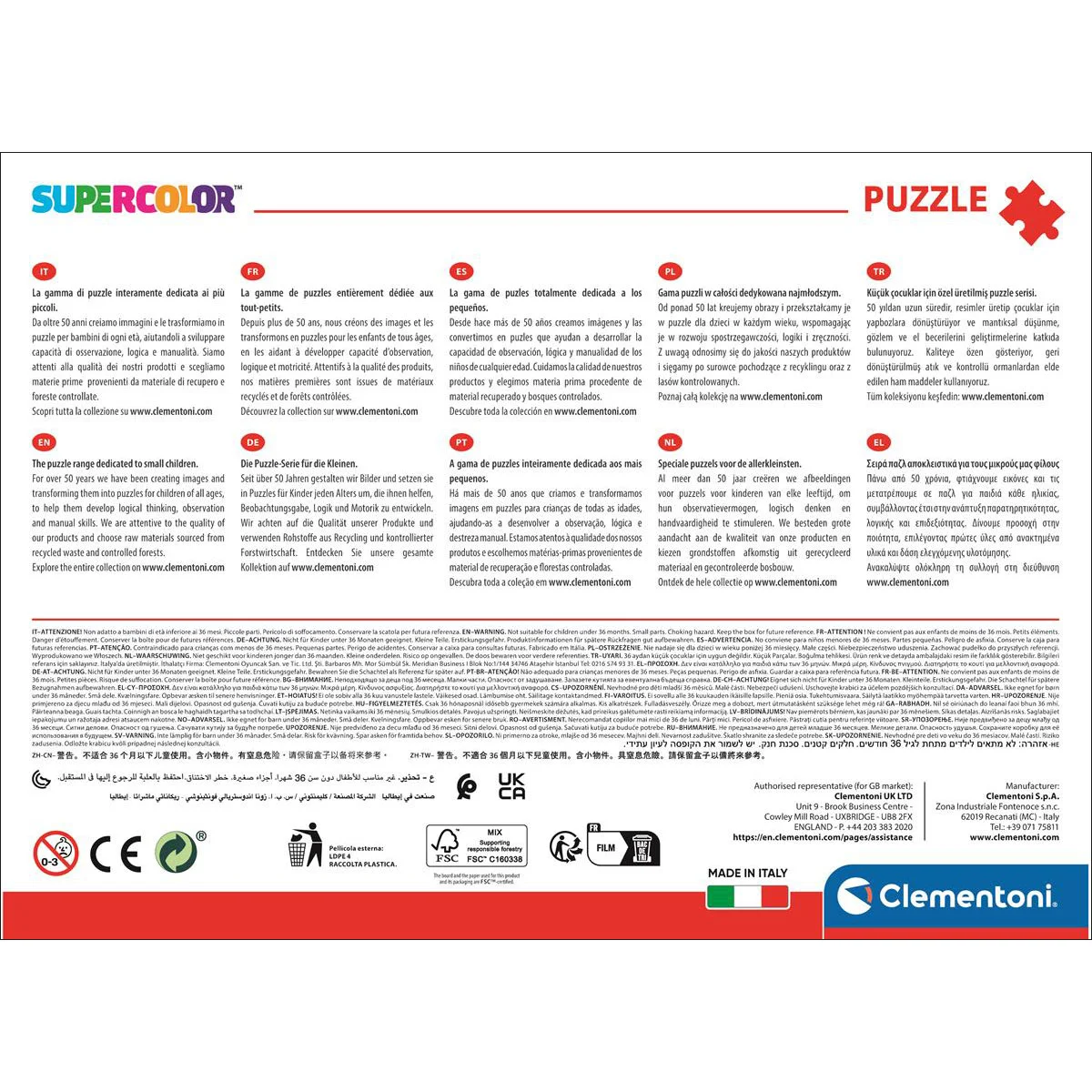 Clementoni Marvel Spiderman Pussel, 180 bitar - 3