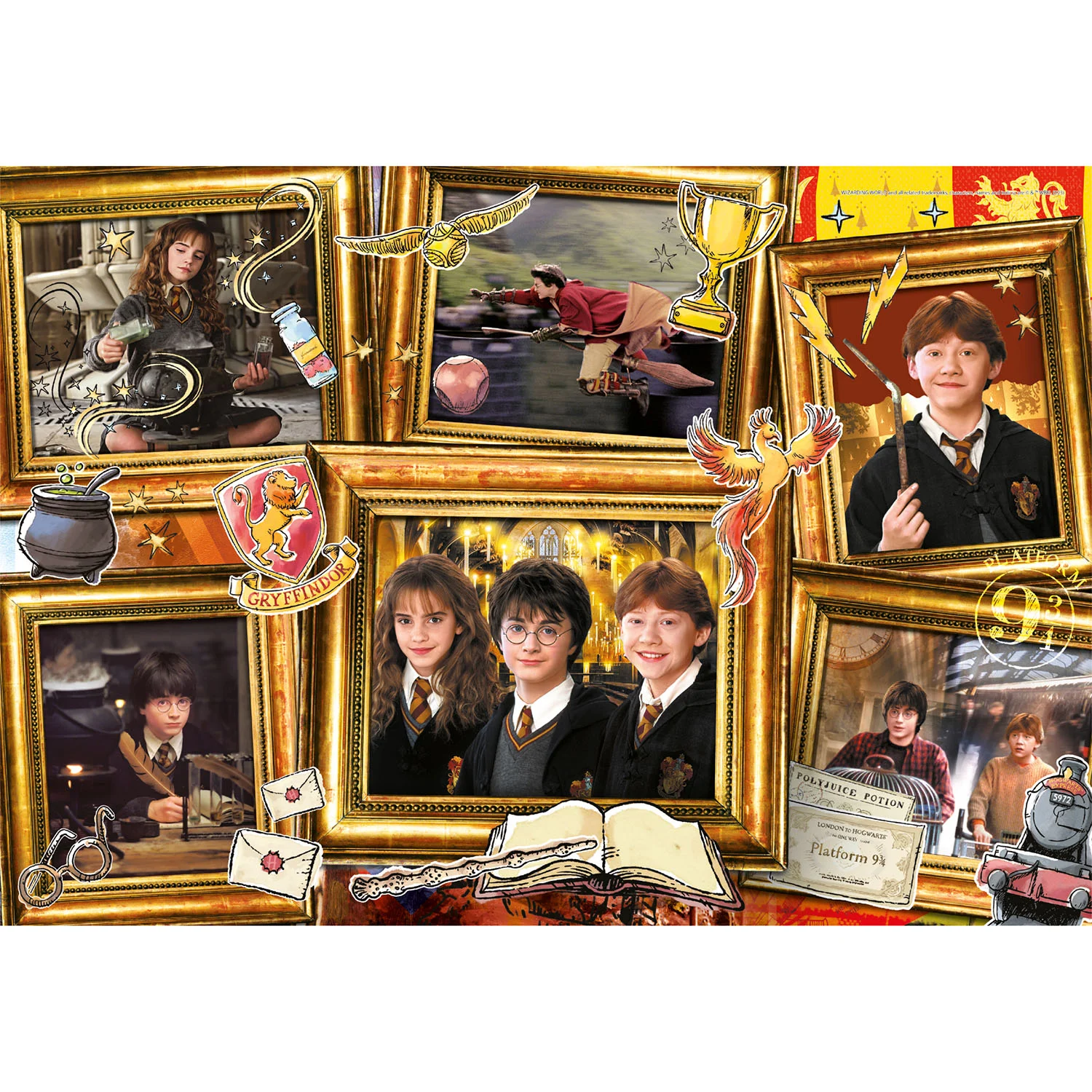 Clementoni Harry Potter Pussel, 180 bitar - 2