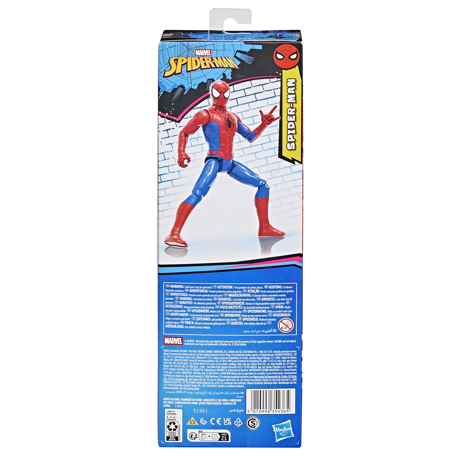 Marvel Titan Heroes Classic Spiderman Figur, 29 cm - 6