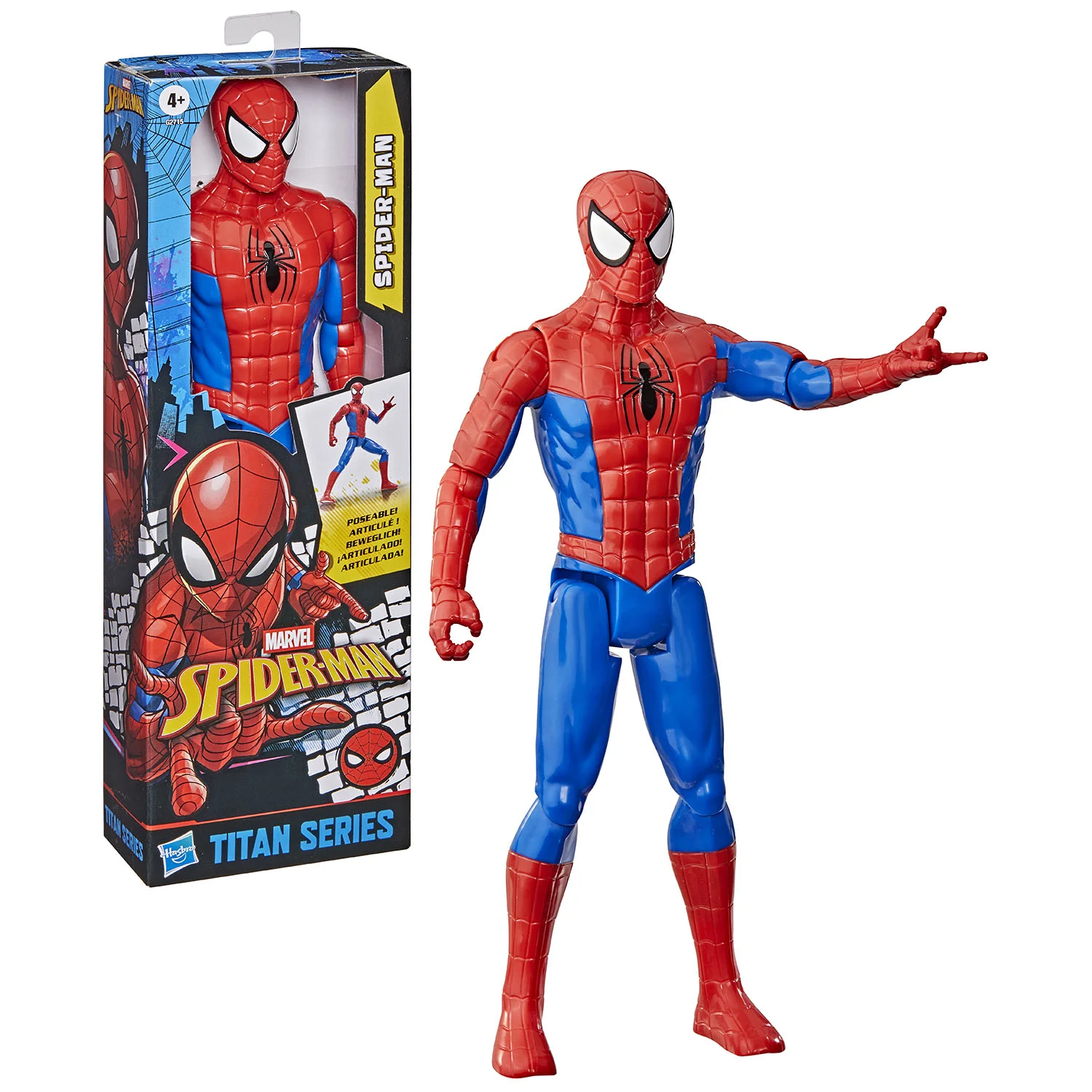 Marvel Titan Heroes Classic Spiderman Figur, 29 cm - 2