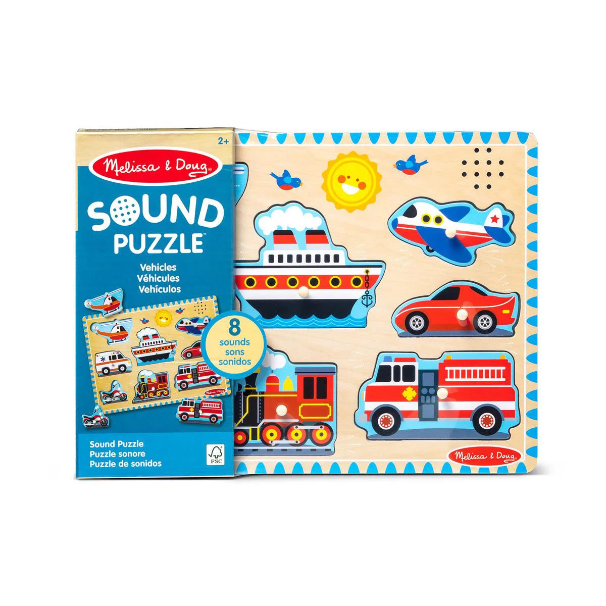 Ljud Pussel Fordon – Melissa & Doug