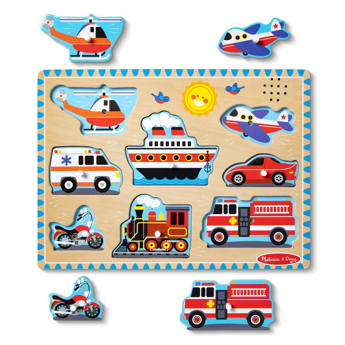 Ljud Pussel Fordon – Melissa & Doug - 2
