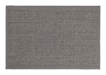 Dixie Doormat Jenny grey w border 60x90cm