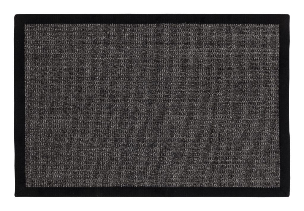 Dixie Dörrmatta Jenny black w border 60x90cm
