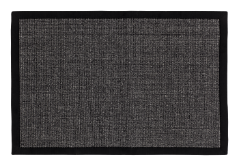 Dixie Doormat Jenny black w border 60x90cm