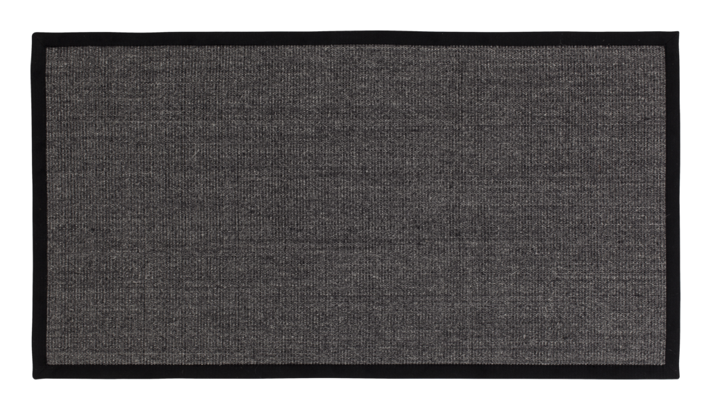 Dixie Dörrmatta Jenny black w border 80x150cm