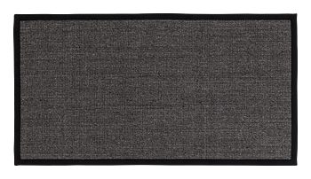 Dixie Doormat Jenny black w border 80x150cm