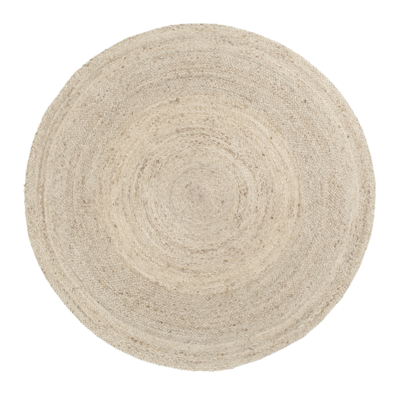 Dixie Round Rug Elin natural gray d125cm