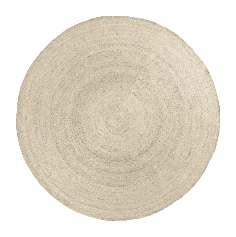 Dixie Round Rug Elin natural gray d150cm