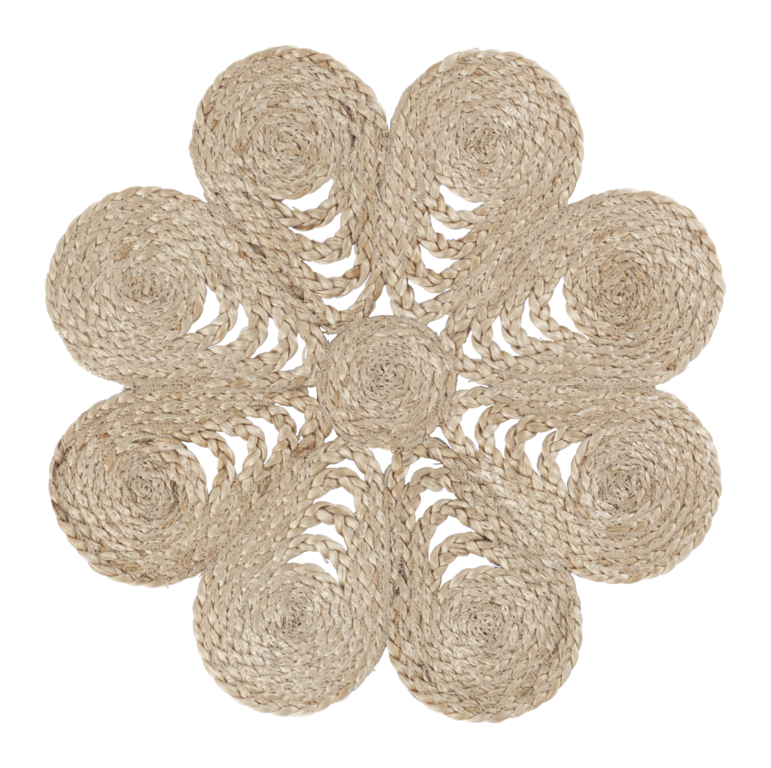 Dixie Placemat Elin anemone natural d40cm