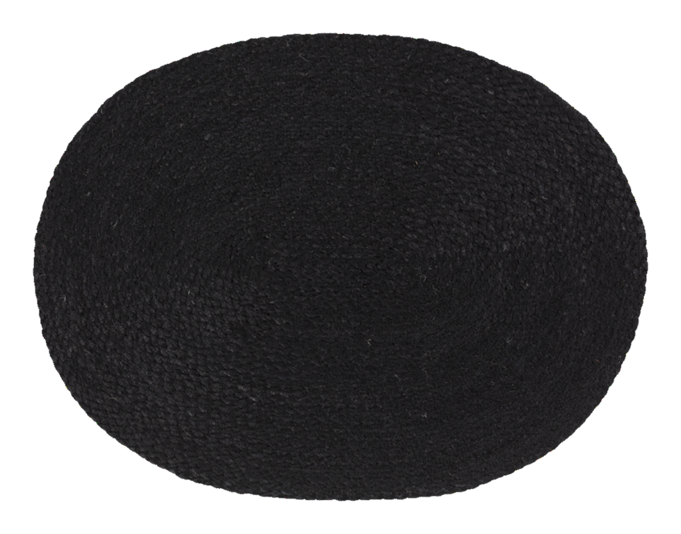 Dixie Bordstablett Elin black oval