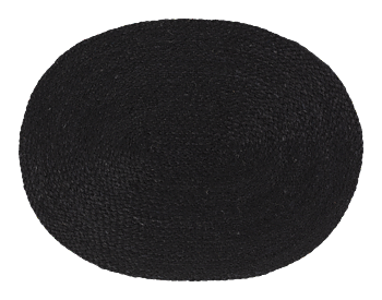 Dixie Placemat Elin black oval
