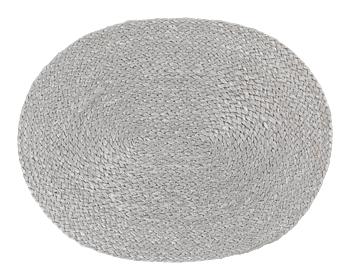 Dixie Placemat Elin silver gray oval