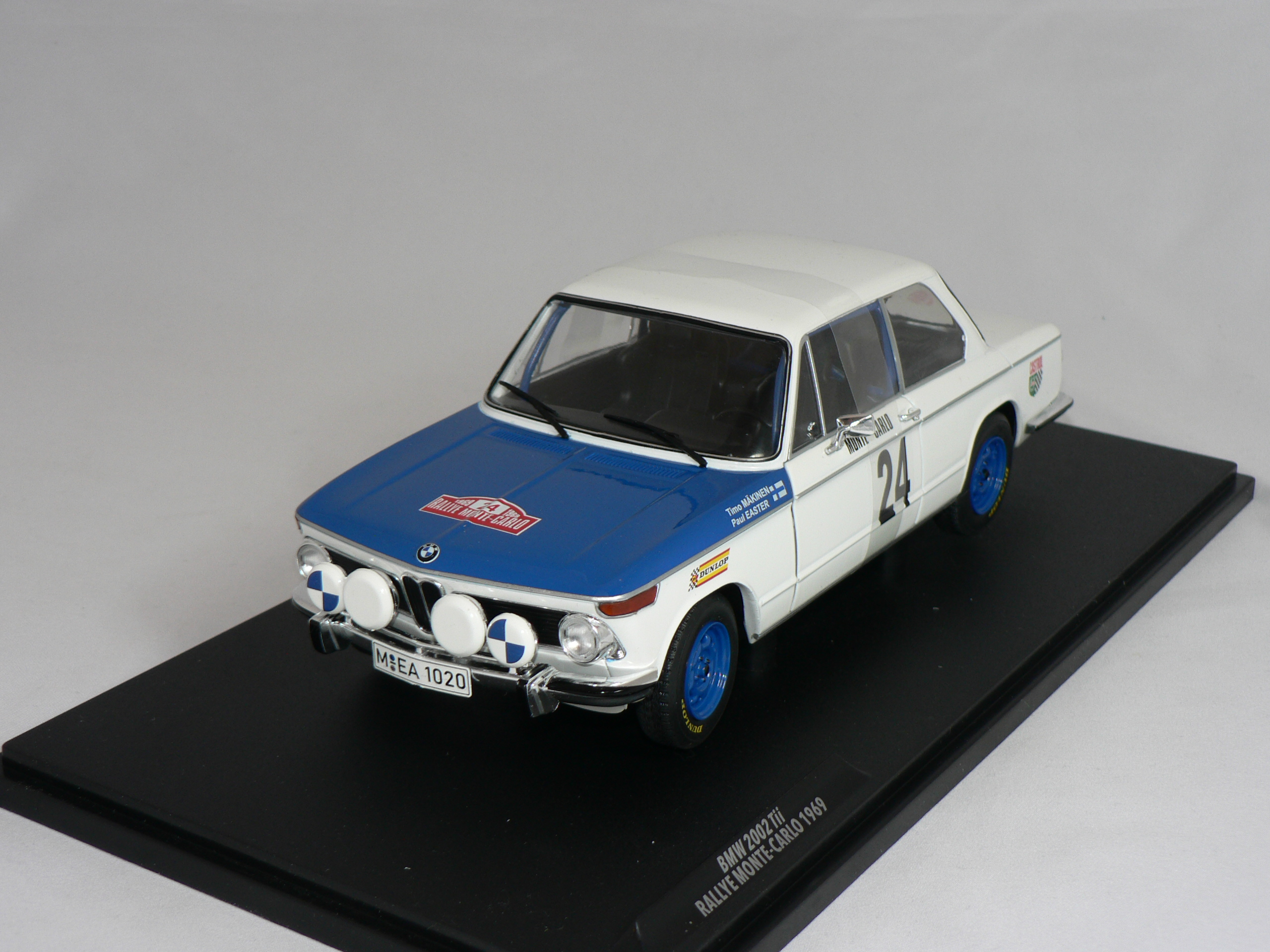 BMW  2002   TII 1969  1:18   Solido   #24 Timo Mäkinen  Paul Easter