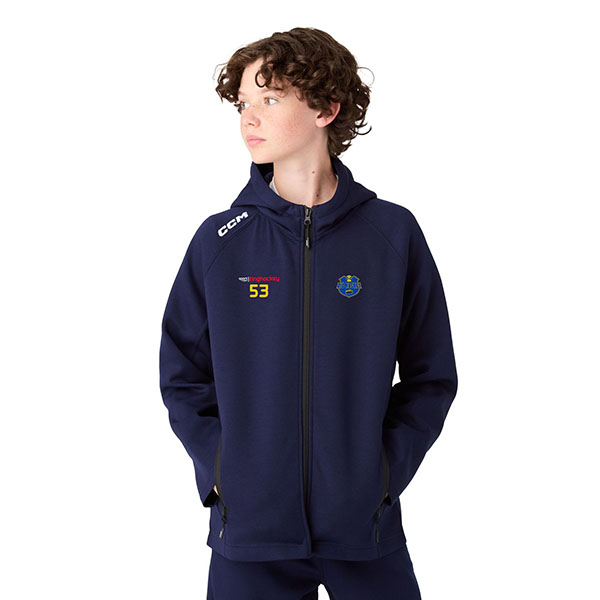 CCM Team Locker Room Full Zip Hoodie Jr S26 Diö Hockey