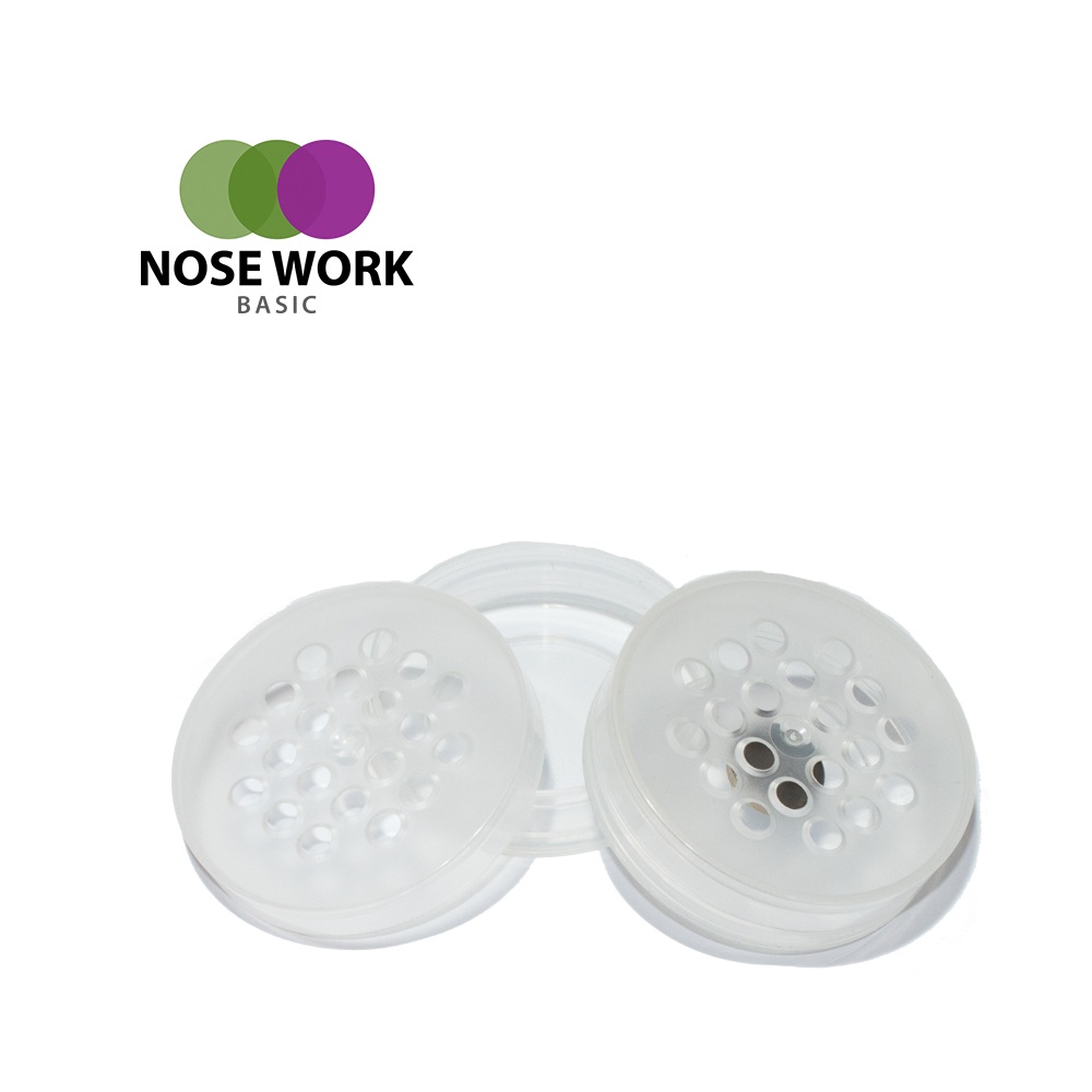 Behållare Medium för Nose Work i plast med magnet