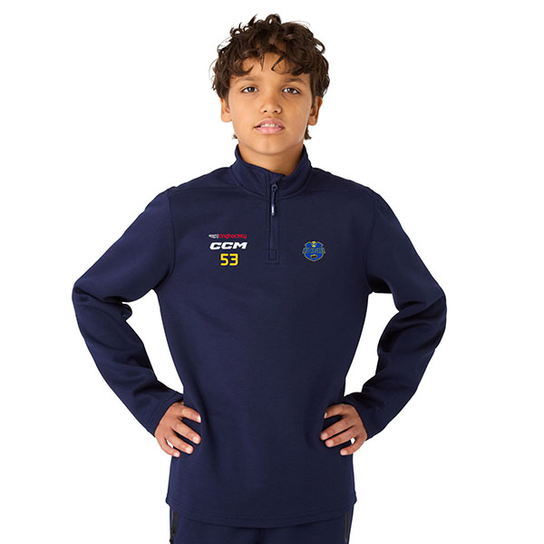 CCM Team Locker Room 1/4 Zip Top Jr S26 Diö Hockey