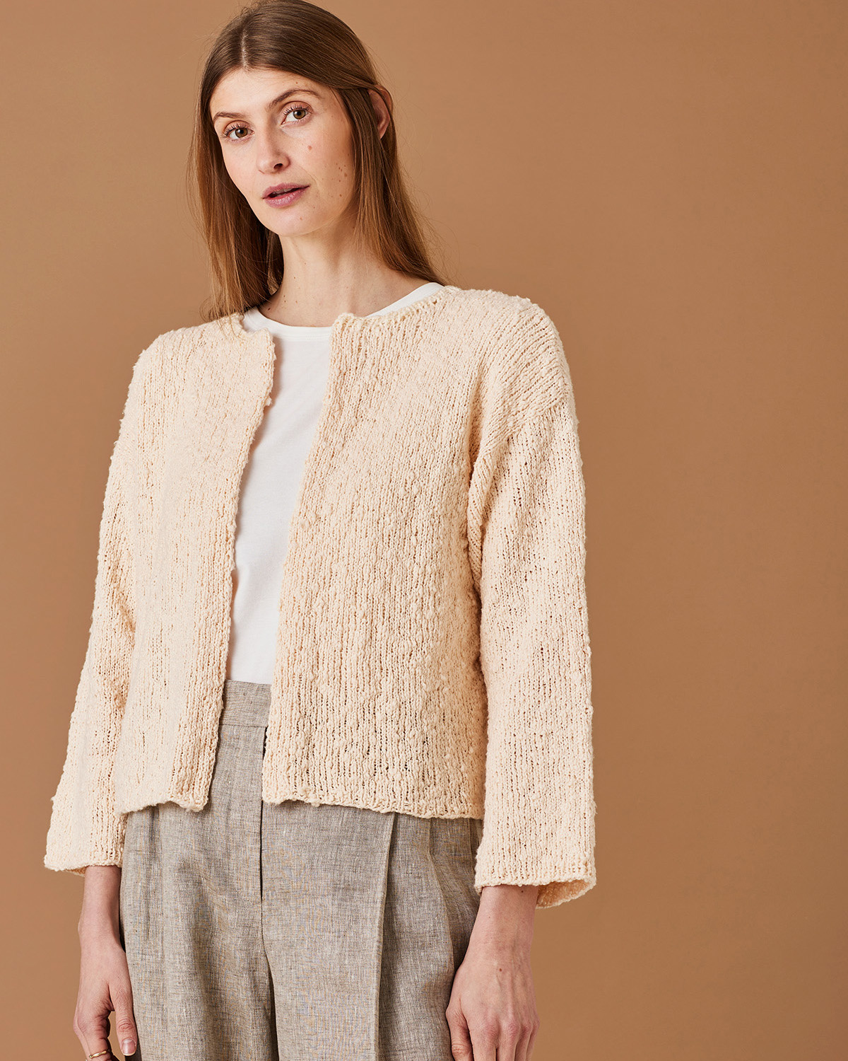 Cardigan med dubbel framkant - Ida 898308 PDF