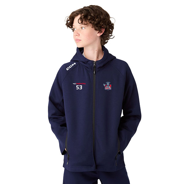 CCM Team Locker Room Full Zip Hoodie Jr S26 Åseda IF