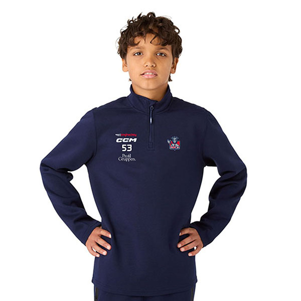 CCM Team Locker Room 1/4 Zip Top Jr S26 Åseda IF