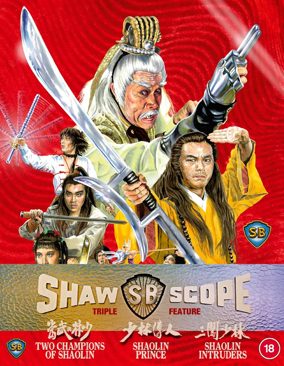 Shawscope Triple Feature: Two Champions of Shaolin / Shaolin Prince / Shaolin Intruders (ej svensk text) (Blu-ray)
