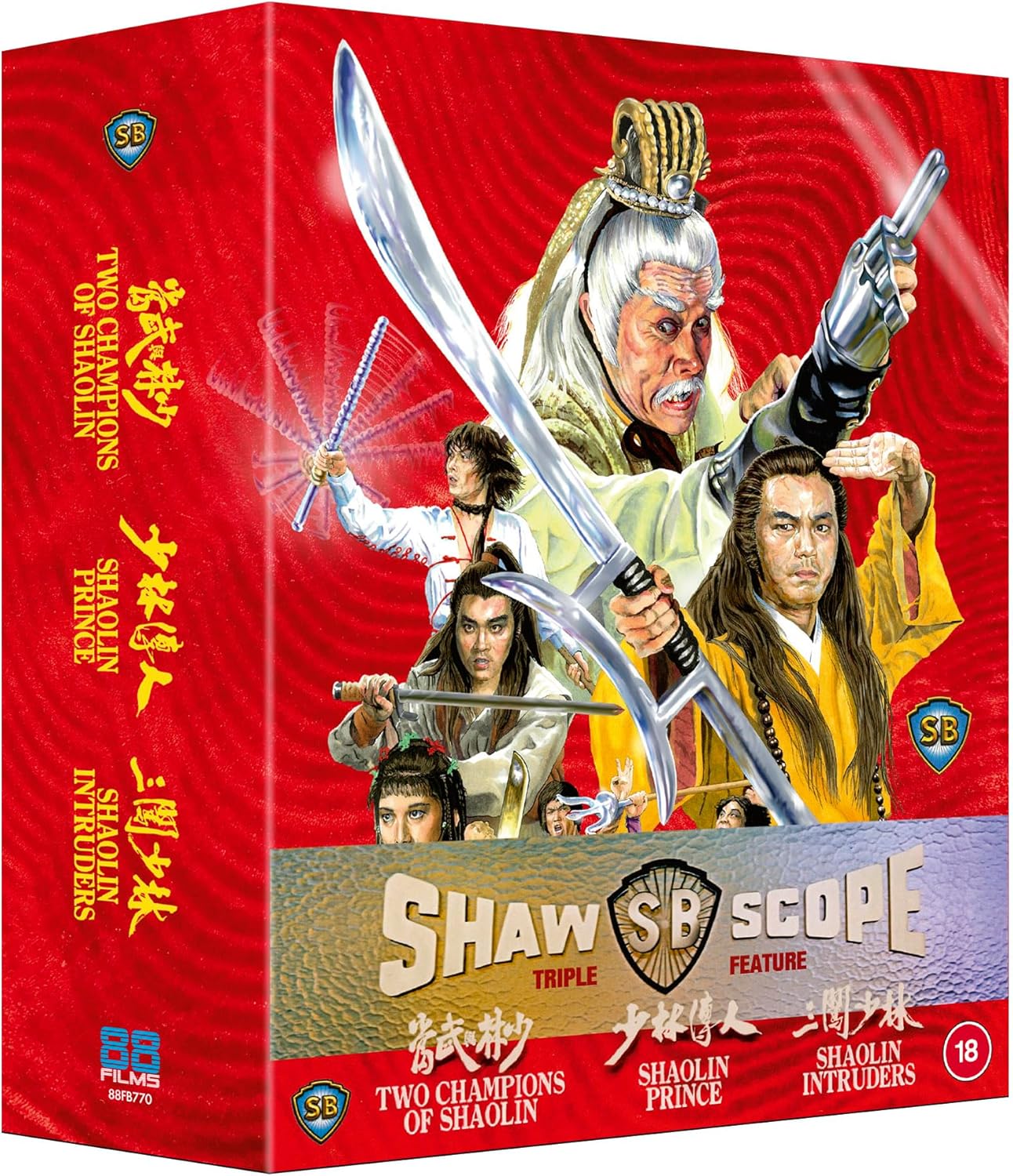 Shawscope Triple Feature: Two Champions of Shaolin / Shaolin Prince / Shaolin Intruders (ej svensk text) (Blu-ray) - 2