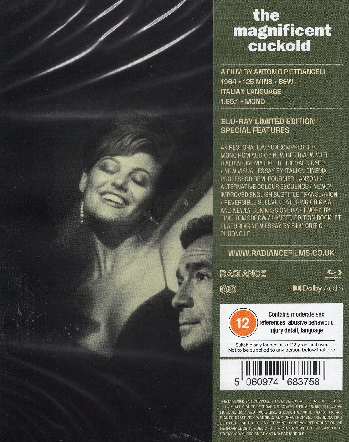 The Magnificent Cuckold (Limited Edition) (ej svensk text) (Blu-Ray) - 2