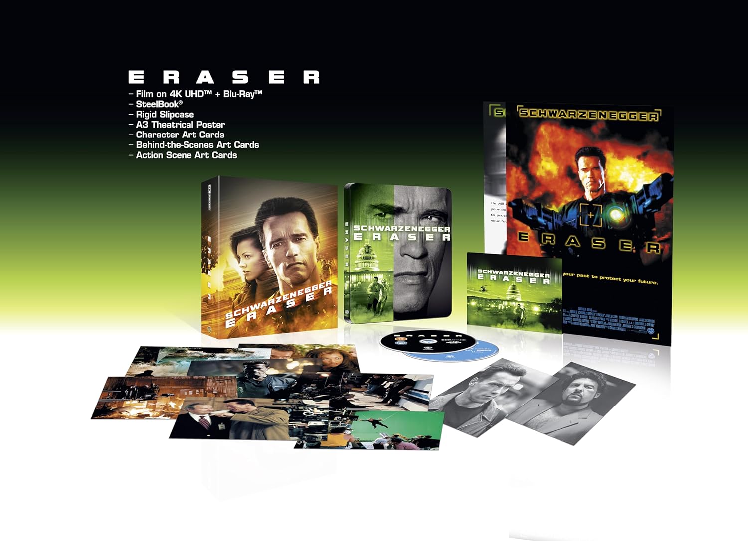 Eraser (Limited Collector's Edition Steelbook) (4K Ultra HD + Blu-ray)